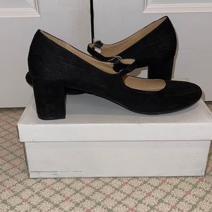 Black Suede 2.5 inch heels